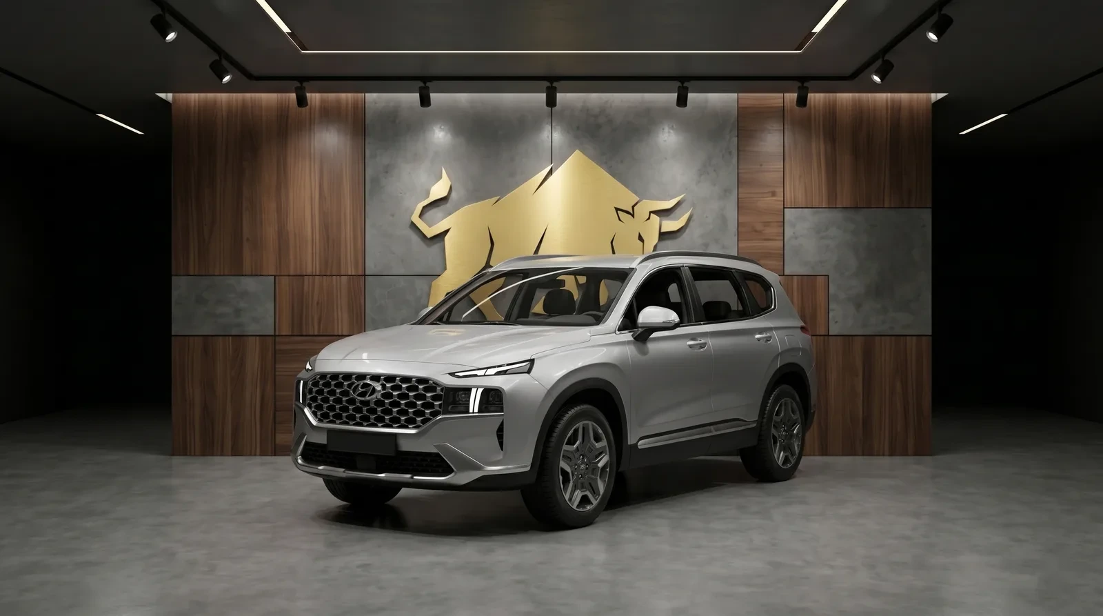 Hyundai Santa Fe 2020 corporate rental in Baku Azerbaijan