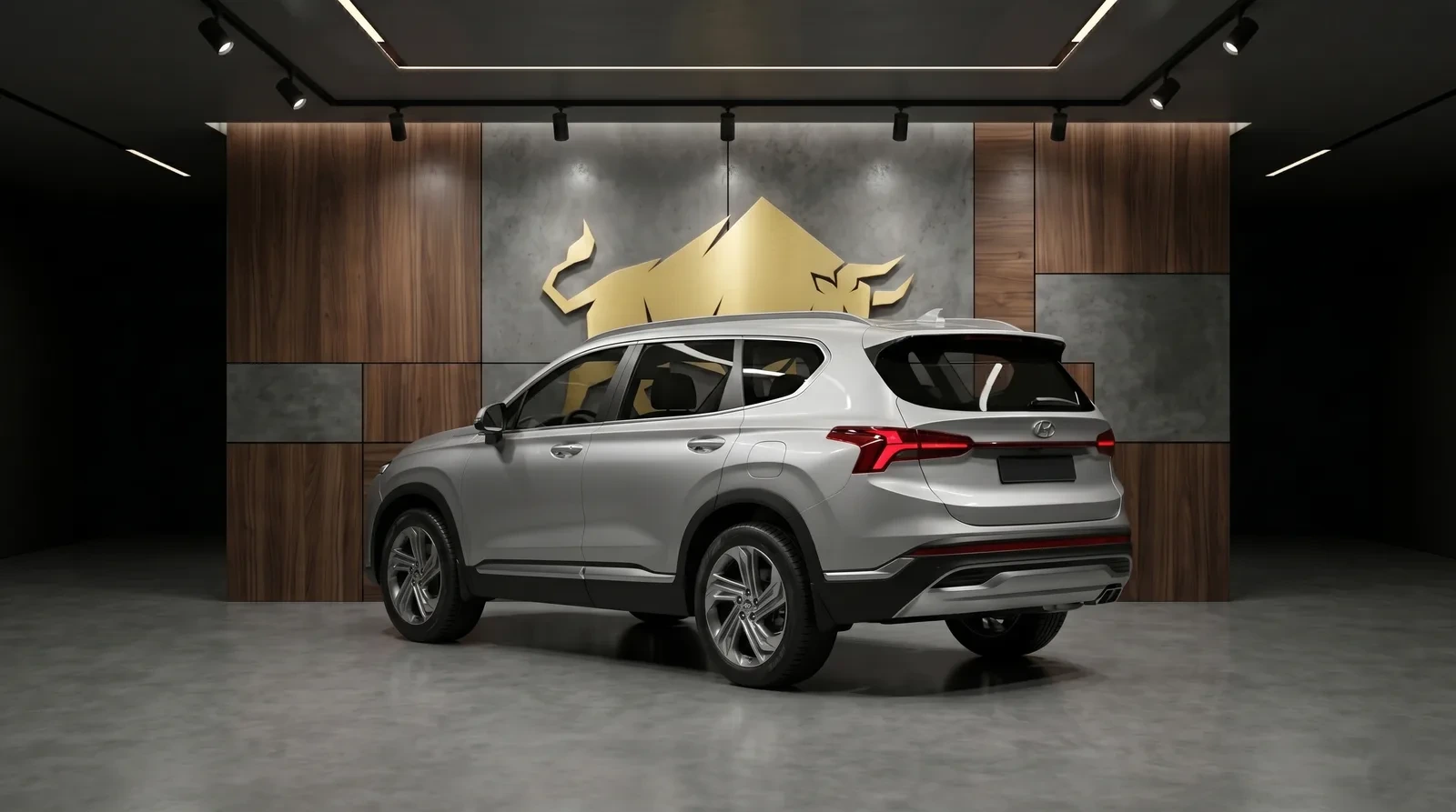 Hyundai Santa Fe 2020 corporate rental in Baku Azerbaijan