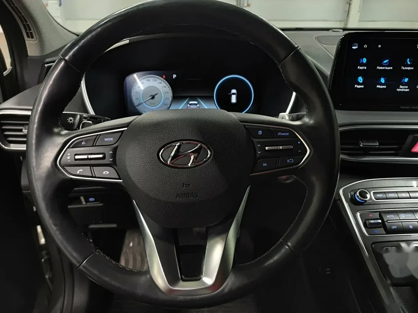 Hyundai Santa Fe 2020 corporate rental in Baku Azerbaijan